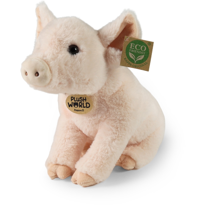 Rappa Plush World Λούτρινο Γουρουνάκι 28 εκ. Eco-Friendly (261815)