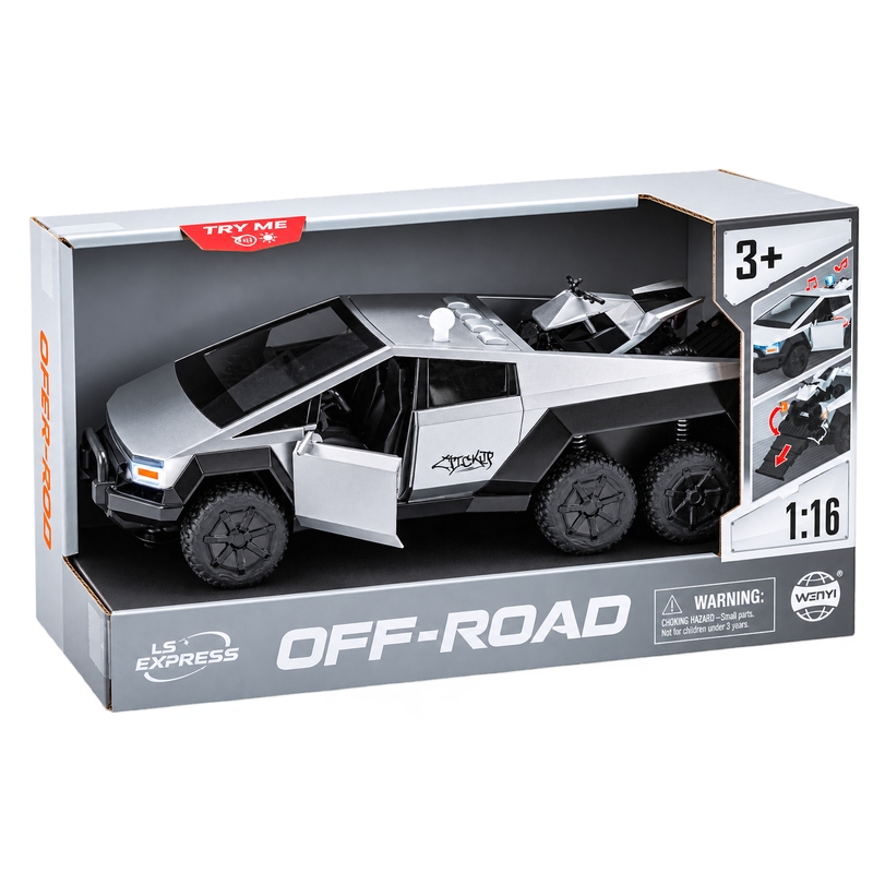 Cyber Off-Road Φρίξιον Τριβή, Φώτα, Ήχους Και Μηχανή 30 εκ.