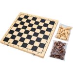 Ξύλινο Σκάκι Με Πιόνια Μεγάλο 39,00x38,80 εκ.