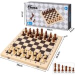 Ξύλινο Σκάκι Με Πιόνια Μεγάλο 39,00x38,80 εκ.