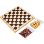 Ξύλινο Σκάκι Με Πιόνια Μεσαίο 29,00X28,50 εκ.