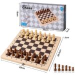 Ξύλινο Σκάκι Με Πιόνια Μεσαίο 29,00X28,50 εκ.
