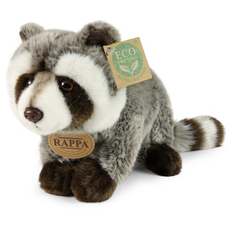 Rappa Λούτρινο Ρακούν 22 εκ. Καθιστό Eco-Friendly (207763)