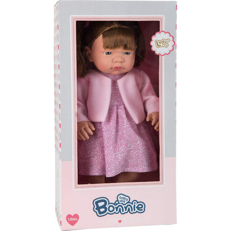 NN Κούκλα βινυλίου με φόρεμα 40εκ.