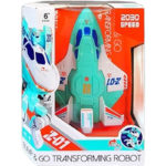 Αεροπλάνο ρομπότ κίνηση φώτα ήχοι 24εκ.