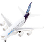 Αεροπλάνο μεταλλικό Β/Ο φώτα-ήχοι 23x20εκ 3σχ 6άδα