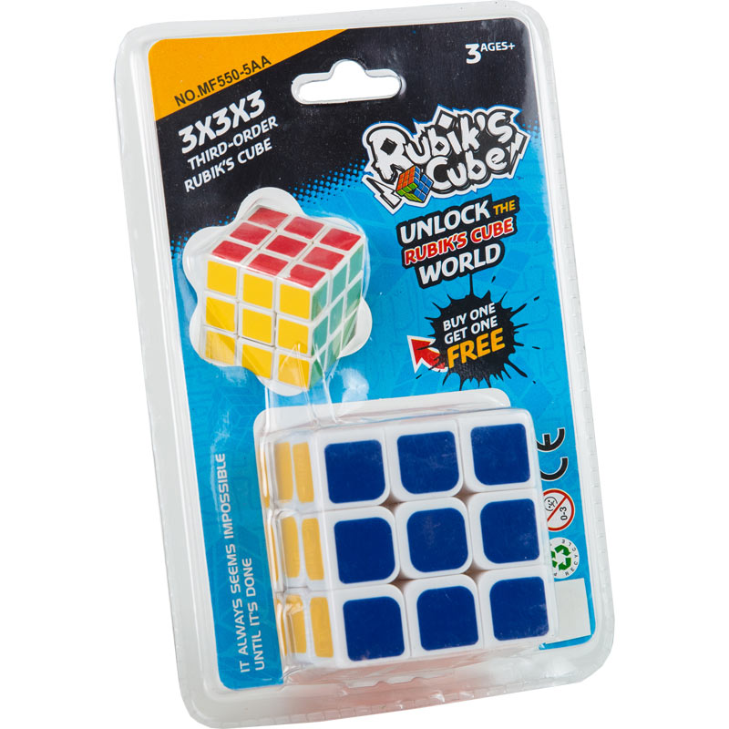 2 μαγικοί κύβοι 3 X 3 μεγάλος και μικρός