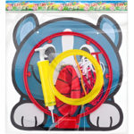 Μπασκέτα Κουτάβι Με Μπάλα Και Τρόμπα