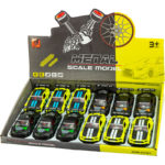 Μεταλλικό Αυτ/το 1:36 Τρίθυρο Σπόρ Pull Back 4 Σχέδια 12,00 εκ. Πόρτες 12άδα