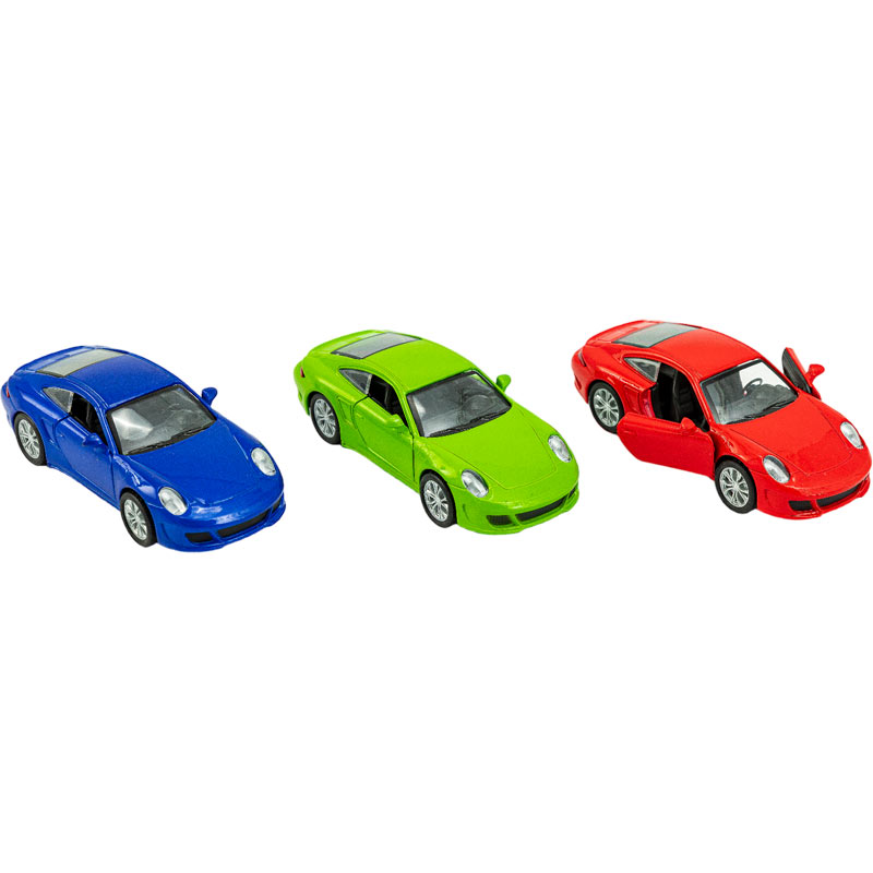 Μεταλλικό Αυτ/το 1:36 P Σπόρ Pull Back 3 Χρώματα 12,70 εκ. Πόρτες 12άδα