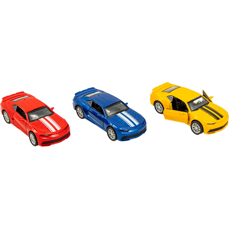 Μεταλλικό Αυτ/το 1:36 M Σπόρ Pull Back 3 Χρώματα 12,60 εκ. Πόρτες 12άδα