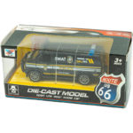 Μεταλλικό Οχημα Διάσωσης 3 Σχέδια Pull Back 10,50 εκ. Πόρτες