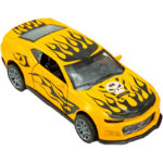 Μεταλλικό Αυτ/το 1:32 Σπόρ Φωτίες Pull Back 3 Χρώματα 12 εκ. Πόρτες-Ηχοι 12άδα