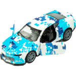 Μεταλλικό Αυτ/το 1:32 Σπόρ Παραλλαγή Pull Back 3 Χρώματα 12,00 εκ. Πόρτες-Ηχοι 12άδα