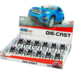 Αστυνομικό Μεταλλικό Με Φώτα Ηχοι 15 εκ. 12άδα