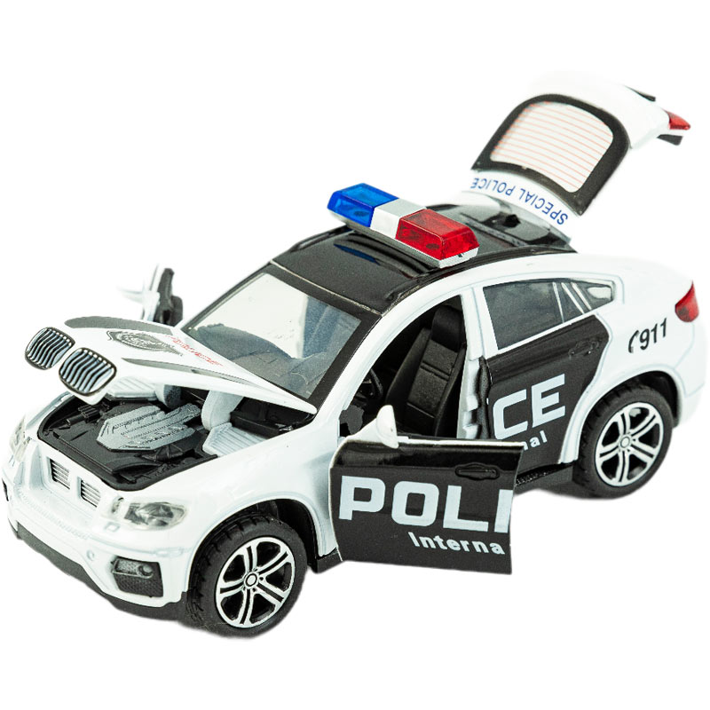 Αστυνομικό Μεταλλικό Με Φώτα Ηχοι 15 εκ. 12άδα