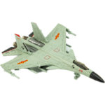 Αεροπλάνο Μεταλλικό Φώτα-Ηχοι 23εκ 2 Χρώματα 6άδα