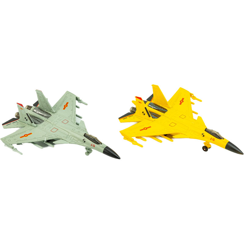 Αεροπλάνο Μεταλλικό Φώτα-Ηχοι 23εκ 2 Χρώματα 6άδα