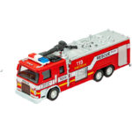 Πυροσβεστική Μεταλλική Φώτα-Ηχοι 16,50 εκ 3 Σχέδια 6άδα