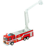 Πυροσβεστική Μεταλλική Φώτα-Ηχοι 16,50 εκ 3 Σχέδια 6άδα