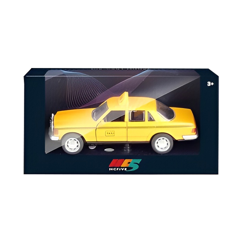 Ρετρό Αστυνομικό/Taxi 1:32 Pull Back Ανοίγουν Πόρτες Με Φώτα Και Ηχους 13,00 εκ.