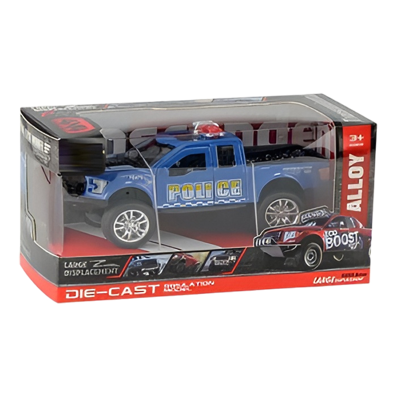 Αυτοκίνητο Αστυνομικό Pickup Truck Νέο 1:36 Pull Back 13,00 εκ.