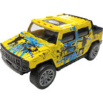 Αυτοκίνητο Τζίπ Νέο Με Πιτσιλιές 1:36 Pull Back 11,00 εκ.