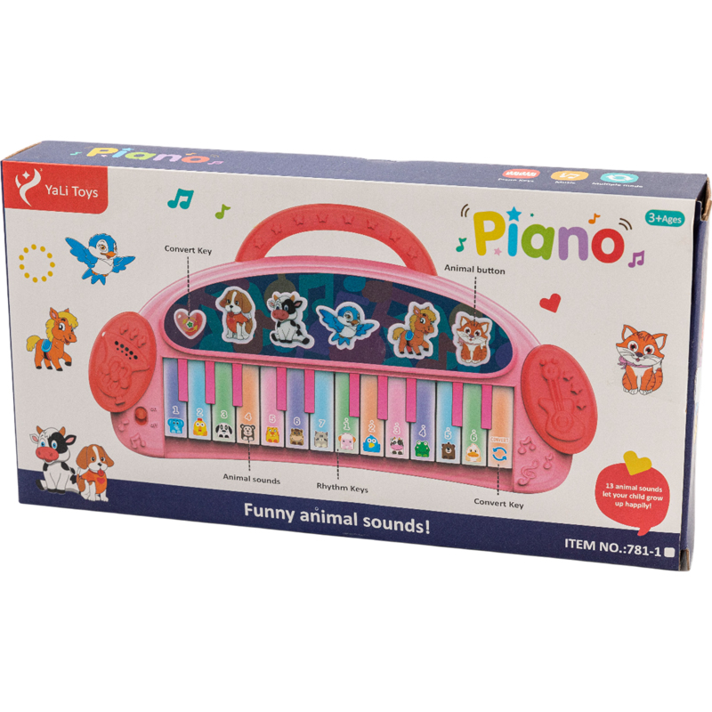 Αρμόνιο Με Ήχους Μουσική 14 Πλήκτρα 2 Χρώματα