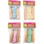 Σχοινάκι Με Ξύλινη Λαβή Και Ελατήριο Σε 4 Χρώματα