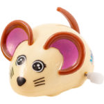 Κουρδιστό Ποντικάκι Κίνηση Κουνάει Ουρα 6 Χρώματα