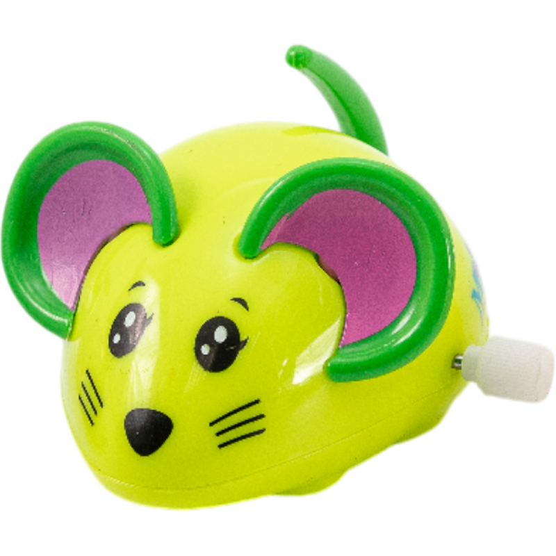 Κουρδιστό Ποντικάκι Κίνηση Κουνάει Ουρα 6 Χρώματα