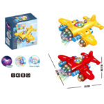 Αεροπλανάκι B/O Φώτα Κίνηση Μουσική 28 εκ. 2 Χρώματα