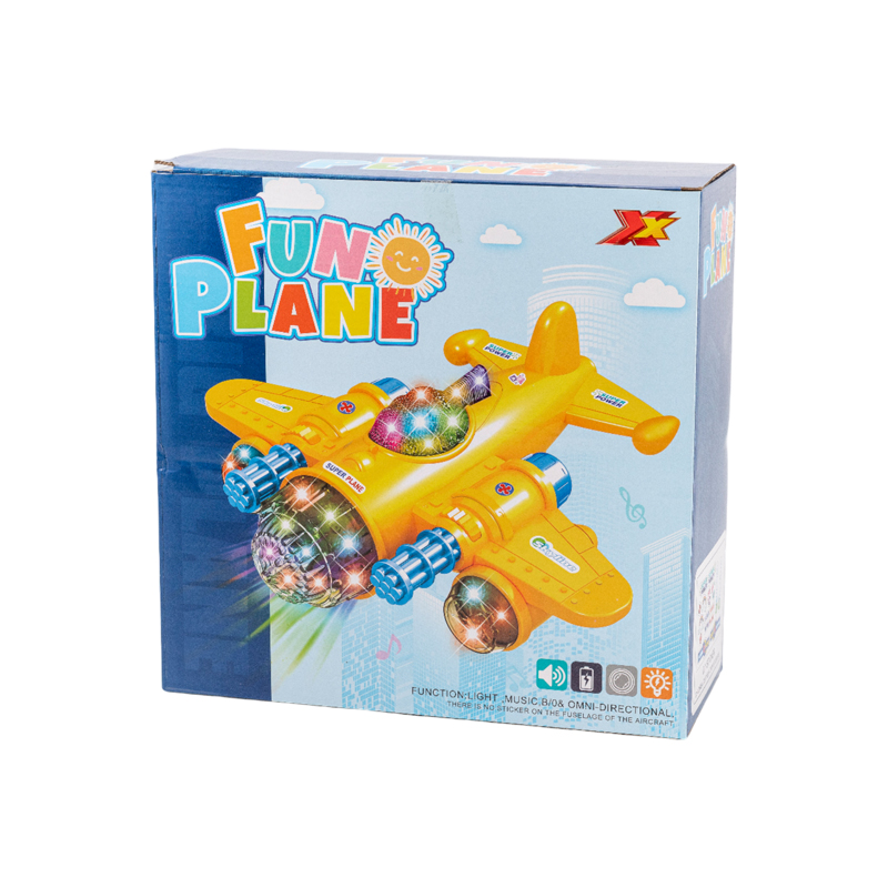 Αεροπλανάκι B/O Φώτα Κίνηση Μουσική 28 εκ. 2 Χρώματα