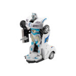 Αστυνομικό Αυτοκίνητο Με Φώτα Και Ήχους Που Μετασχηματίζεται Σε Ρομποτ