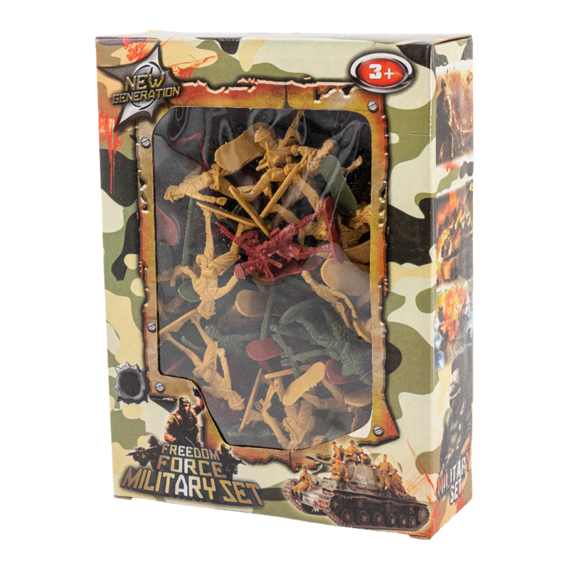 Στρατιωτάκια Σε Κουτί Με 80 Τεμάχια