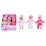 Μωρό Με Μαλακό Σώμα 12 Ηχοι 30 εκ. 6άδα 3 Χρώματα