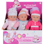 Μωρό Με Μαλακό Σώμα 12 Ηχοι 30 εκ. 6άδα 3 Χρώματα