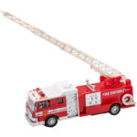 Πυροσβεστικό Όχημα Με Φώς Και Ήχο Pullback 12άδα 2 Σχέδια