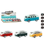 Ρετρό Βάν Pullback Ήχοι Φώτα 12 εκ. 12άδα 4 Χρώματα