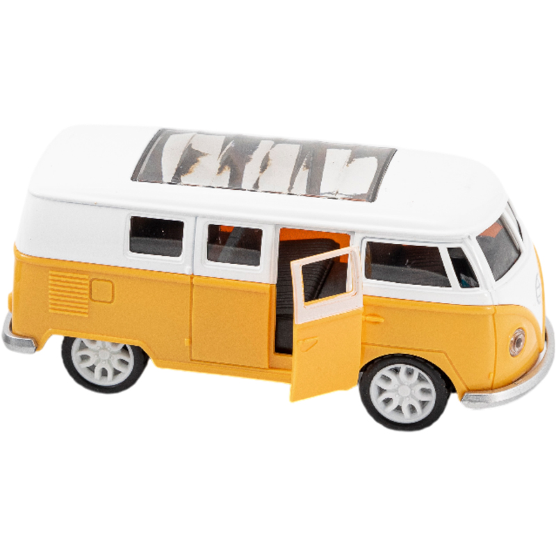 Ρετρό Βάν Pullback Ήχοι Φώτα 12 εκ. 12άδα 4 Χρώματα