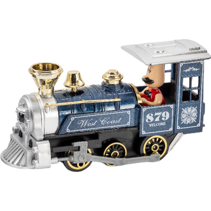 Μηχανή Τρένου Με Φώς Και Ήχο Pullback 16 εκ. 12άδα 4 Χρώματα