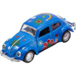 Αυτοκίνητο Ρετρό Pullback Ανοίγουν Πόρτες 15 εκ. 12άδα 4 Χρώματα