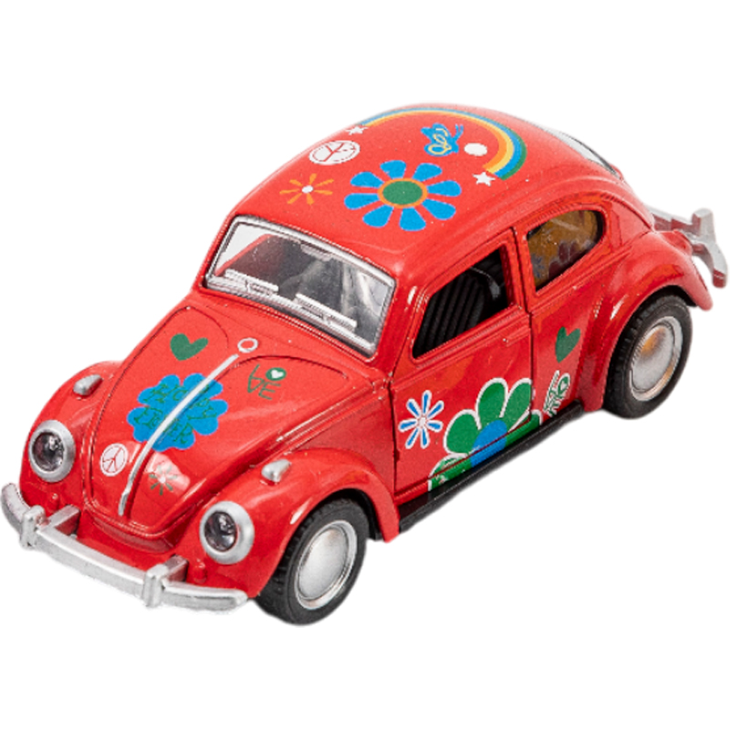 Αυτοκίνητο Ρετρό Pullback Ανοίγουν Πόρτες 15 εκ. 12άδα 4 Χρώματα