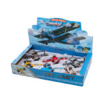 Αεροπλάνο Ρετρό Pullback Περιστροφή Έλικα 16 εκ. 6άδα 6 Σχέδια