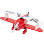 Αεροπλάνο Ρετρό Pullback Περιστροφή Έλικα 16 εκ. 6άδα 6 Σχέδια