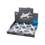 Αεροπλάνο Επιβατικό Φρίξιον Φώτα Ηχοι 20 εκ. 6άδα 2 Σχέδια