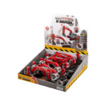 Εκσκαφέας Νέος Κόκκινος Με Μοχλό Μεταλλικός 24 εκ. 8άδα