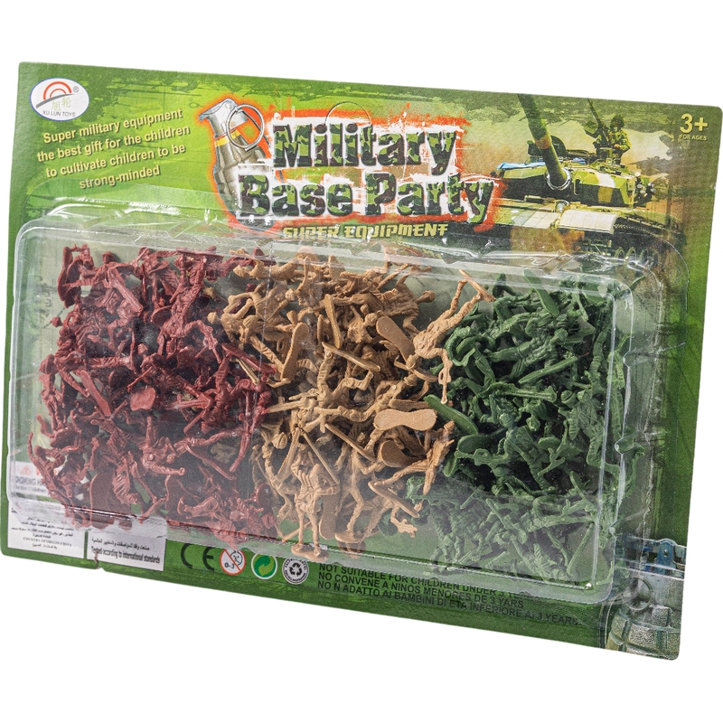 Σετ Πλαστικών Στρατιωτών 130 Τεμάχια