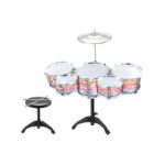 5 Τύμπανα Με Ζωηρά Σχέδια Και Έντονα Χρώματα 70,00 Εκ.