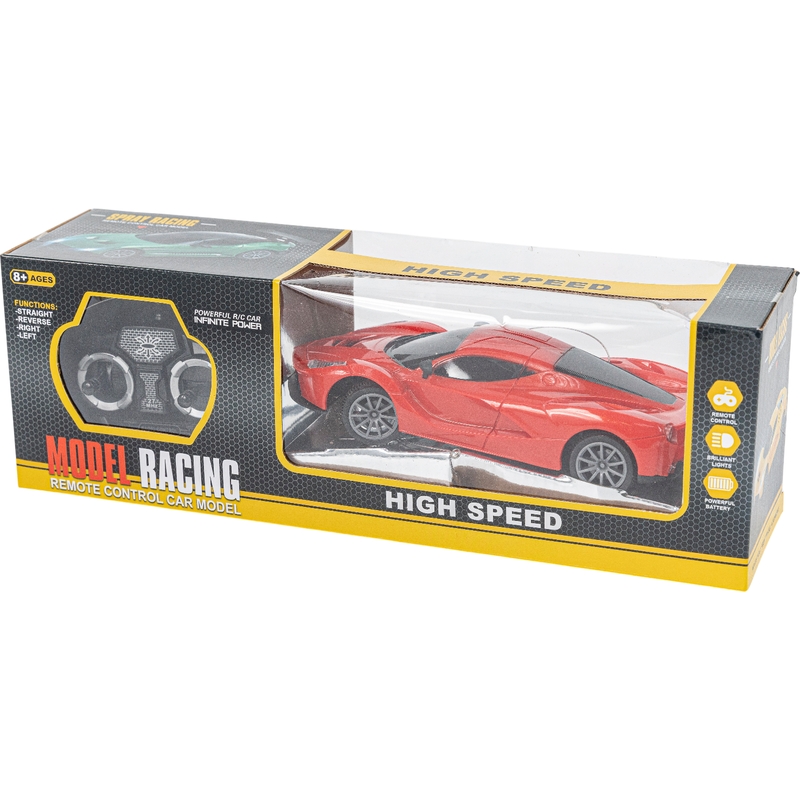 Τηλεκατευθυνόμενη 1:24 Κούρσα 4 Κάναλη 2 Χρώματα 17 εκ.